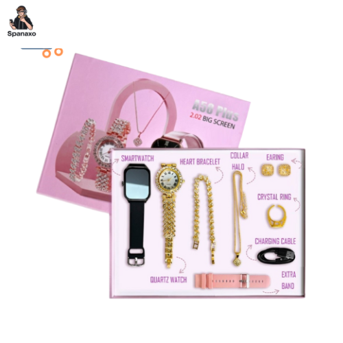 A58 Plus Ladies Smartwatch Gift Set(7 Days Return & Exchange)