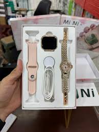 Ladies 2 in 1 Smartwatch ZW10 – Elegant Diamond Series